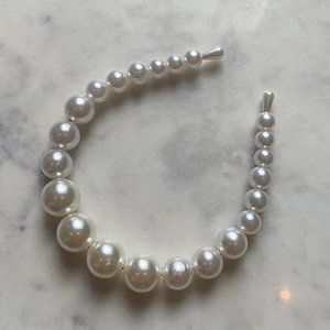 Faux Graduated Pearl Headband